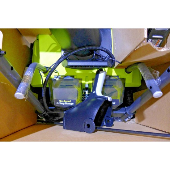 全新 RYOBI 20 in。 40-Volt 无刷无绳电动吹雪机 ry40805