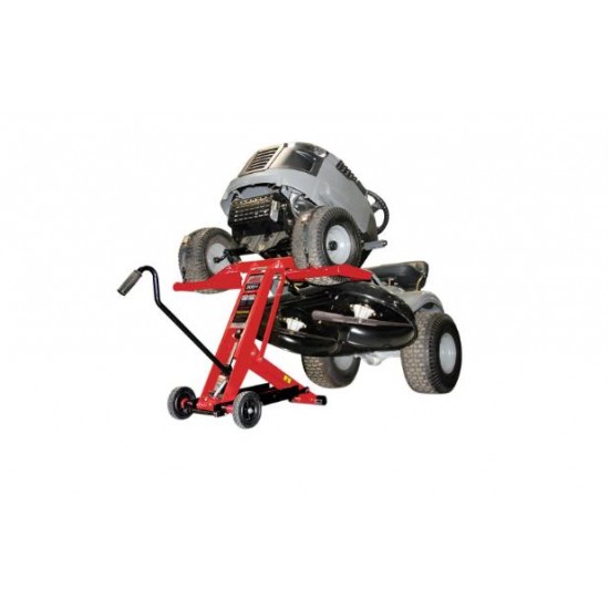 500 Lb. Riding Lawn Mower Lift Maintenance Jack Folding Universal ZTR Wheel Pads