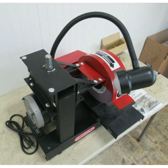 Oregon 88-018 Lawn Mower 1 HP Blade Grinder Sharpener w/Grit Collector VERY NICE