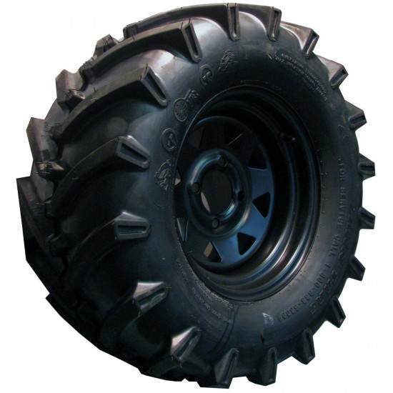 24x12.00-12 24/1200-12 TIRE RIM WHEEL ASSEMBLY Lawn Mower Garden Tractor Go Kart