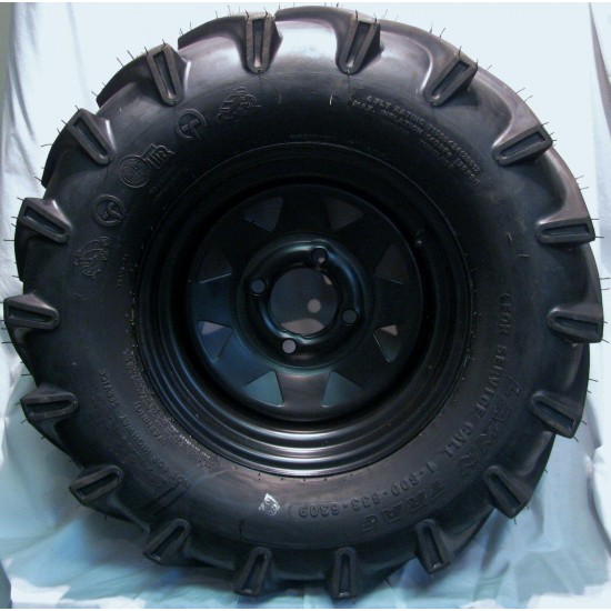 24x12.00-12 24/1200-12 TIRE RIM WHEEL ASSEMBLY Lawn Mower Garden Tractor Go Kart