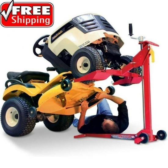 Lawn Mower Jack Lift Tractor Riding Repair Tools Zero Turn Maintenance Ramp New
