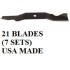 21 USA MADE BLADES LAWN MOWER BLADES 50