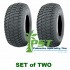 SET Of TWO 24x12.00-12 Soft Turf Tires Lawn Tractor Lawn Mower Riding Mower