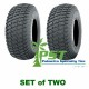 SET Of TWO 24x12.00-12 Soft Turf Tires Lawn Tractor Lawn Mower Riding Mower