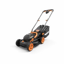 Worx 40 Volt 14 Inch Electric Lawn Mower with Mulching and Intellicut (Open Box)