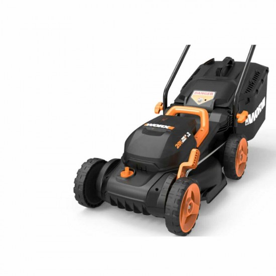 Worx 40 Volt 14 Inch Electric Lawn Mower with Mulching and Intellicut (Open Box)