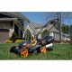 Worx 40 Volt 14 Inch Electric Lawn Mower with Mulching and Intellicut (Open Box)