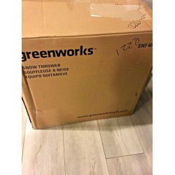 ☀ GreenWorks 20in 40v 无绳无刷雪投掷器，不含电池 260 ☀
