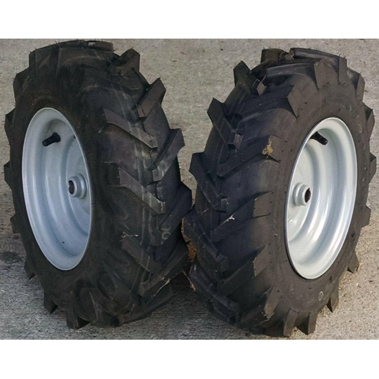 2) 4.80/4.00-8 Snow Blower Thrower TIRE RIM WHEEL ASSEMBLIES 88133 88134 4ply