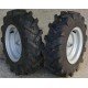 2) 4.80/4.00-8 Snow Blower Thrower TIRE RIM WHEEL ASSEMBLIES 88133 88134 4ply