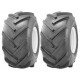 TWO 26x12.00-12 26/12-12 4P Tubeless Lawn Mower Turf Master LUG Tires 26x12.0-12