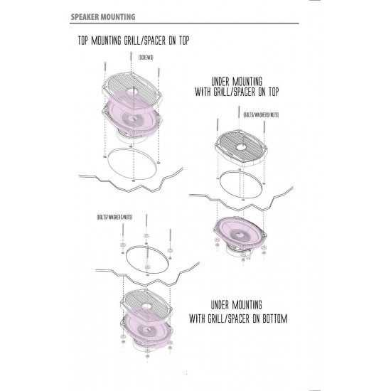 DIAMOND AUDIO MS69CX Motorcycle Sub 6x9