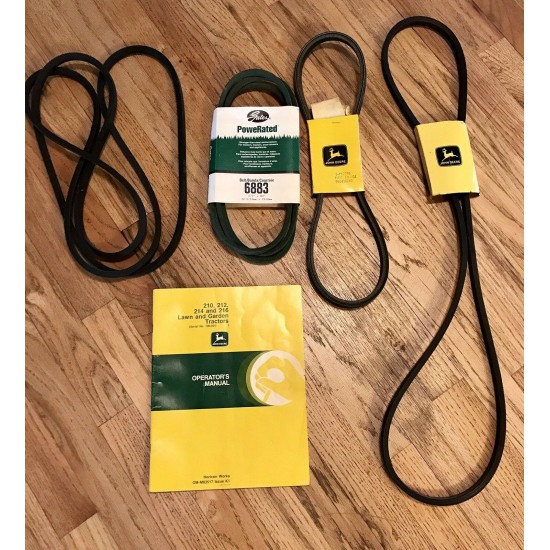 1983 John Deere Lawn Tractor Mower 212 Model, 46 inch deck.