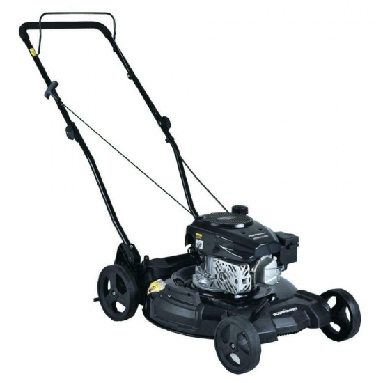 Gas Lawn Mower 21 in 2 in 1 Walk Behind Push Backyard Garden Grass Yard NEW