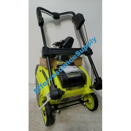 Ryobi 21 In. 40v Brushless Cordless Electric Snow Blower Ry40806vnm Dated 2020