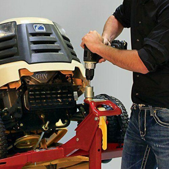 Riding Lawn Mower Jack Garden Tractor Maintenance Lift Zero Turn 450lb Capacity