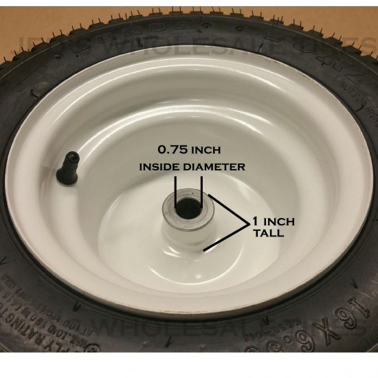 16x6.50-8 16/6.50-8 Riding Lawn Mower Garden Tractor Tire Rim Wheel Assembly P26