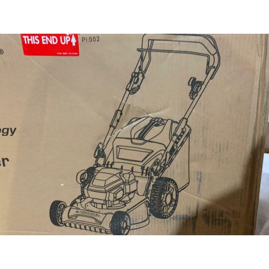 Yard Force YOLMX225300 120V 2.5Ah x 2 Lithium-Ion 22” SP 3-in-1 Mower Torque-Sen