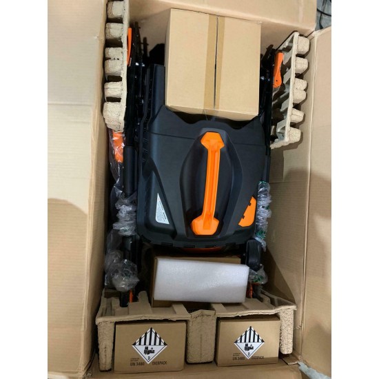 Yard Force YOLMX225300 120V 2.5Ah x 2 Lithium-Ion 22” SP 3-in-1 Mower Torque-Sen