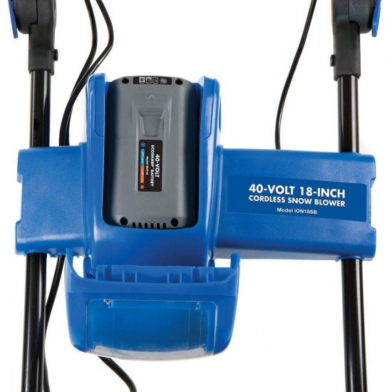 。 雪 Joe 离子 40 volt 无绳 18