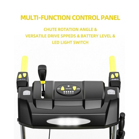 Db2805 24 英寸 80v 无绳两级吹雪机带 6 AH 电池和充电器