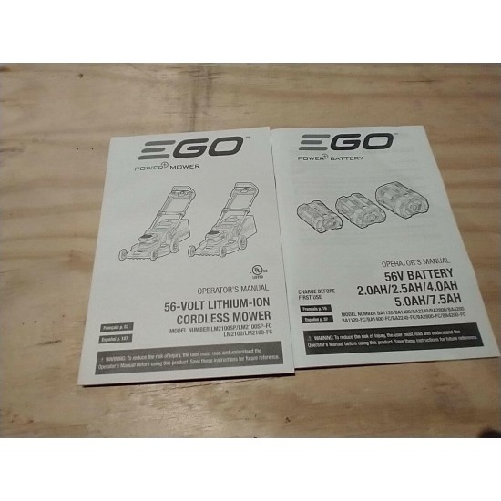 Ego LM2102SP 21 inch Self Propelled Mower