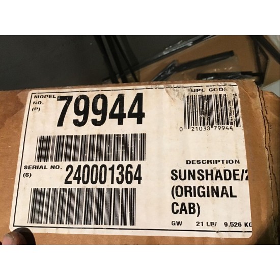 NOS TORO WHEEL HORSE LAWN MOWER SUNSHADE 260 266 316 418 518 520 520H TRACTOR