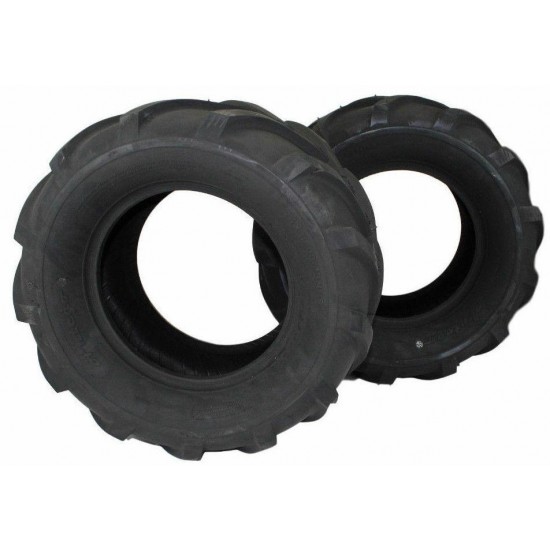 2 New 24x12.00-12 ATW-041 Super Lug Lawn Mower Garden Tractor Tires 24 1200 12