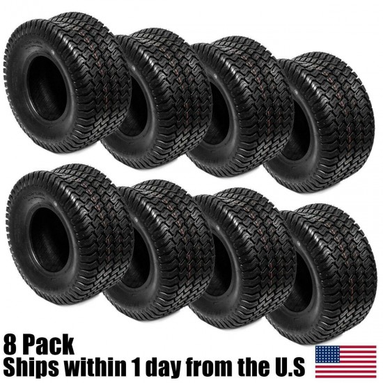 8PK 18x8.50-8 18x8.50x8 Lawn Mower Golf Cart Turf Tires P512 4PR Tubeless
