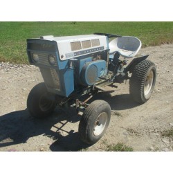 Sears Surburban 10 hp runs good. Lawn Garden Tractor Antique Classic 1966