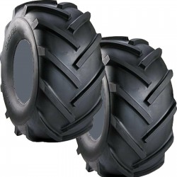 TWO 20/10-8 20x10-8 20x10.00-8 Riding Lawn Mower Go Kart Golf Super LUG Tire