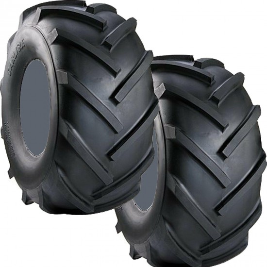 TWO 20/10-8 20x10-8 20x10.00-8 Riding Lawn Mower Go Kart Golf Super LUG Tire