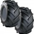 TWO 20/10-8 20x10-8 20x10.00-8 Riding Lawn Mower Go Kart Golf Super LUG Tire