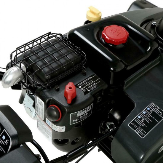 22 in。 208 CC 单级气体扫雪机与电启动具有雪