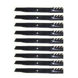 Set of 9 Toothed Mulching Blades for Various 72
