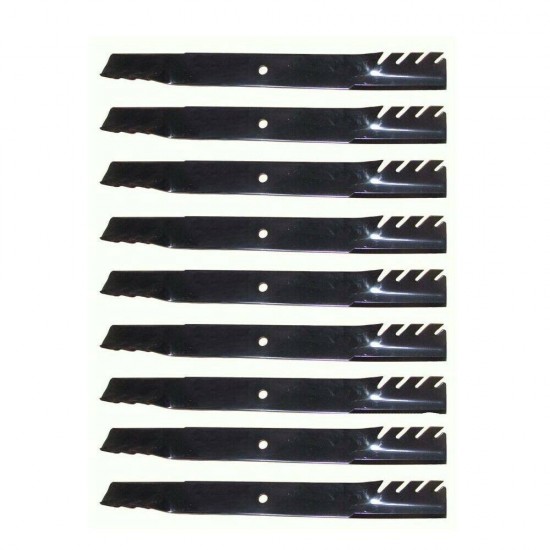 Set of 9 Toothed Mulching Blades for Various 72