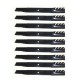 Set of 9 Toothed Mulching Blades for Various 72