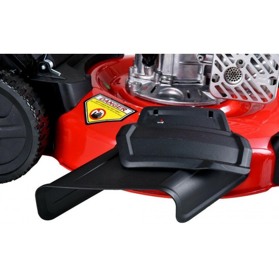 Gas Self Propelled Lawn Mower 21-in Mowing Deck 170cc Engine Adjustable Height