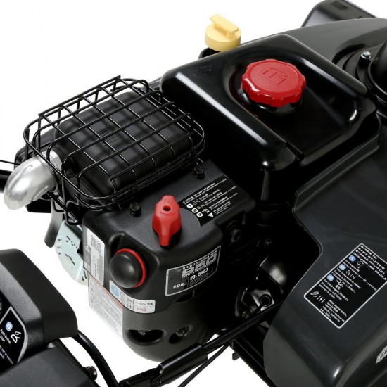 22 in。 208 CC 单级气体扫雪机与电启动具有雪 SH