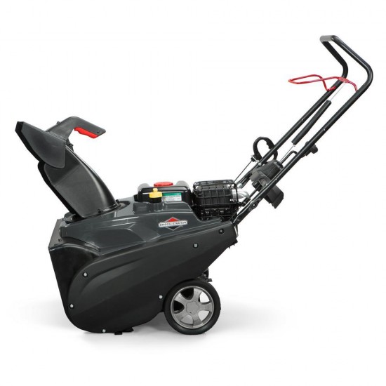 22 in。 208 CC 单级气体扫雪机与电启动具有雪 SH