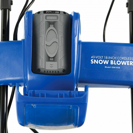 40-Volt iONMAX Cordless Brushless Single Stage Snowblower Kit | 18-Inch | W/ 4.0