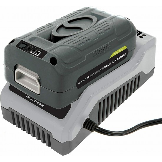 40-Volt iONMAX Cordless Brushless Single Stage Snowblower Kit | 18-Inch | W/ 4.0