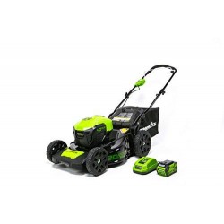 Greenworks 20-Inch 40V 3-in-1 Cordless Lawn Mower with Smart Cut Technology, 4.0