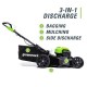 Greenworks 20-Inch 40V 3-in-1 Cordless Lawn Mower with Smart Cut Technology, 4.0
