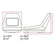 Fits John Deere AM117489 Lawn Mower Seat fits 445, 455, 4010 Compact