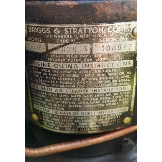 1956 Locke Lawn mower 70