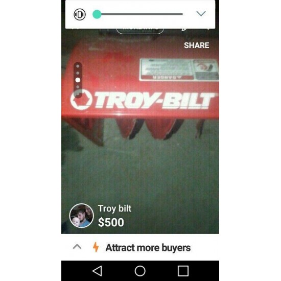 24 在特洛伊螺栓几乎全新吹雪机