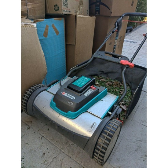 Gardena 4025-U 15-Inch 25-Volt 3.2 amp Lithium-Ion Cordless Push Reel Lawn Mower