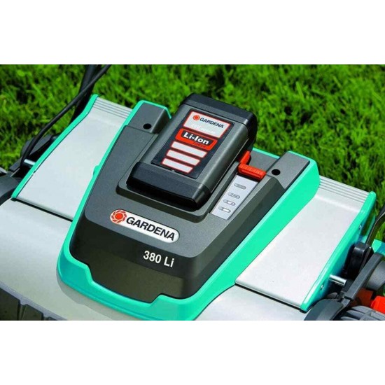 Gardena 4025-U 15-Inch 25-Volt 3.2 amp Lithium-Ion Cordless Push Reel Lawn Mower